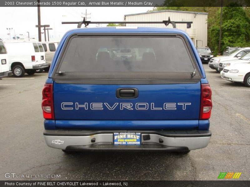 Arrival Blue Metallic / Medium Gray 2003 Chevrolet Silverado 1500 Regular Cab