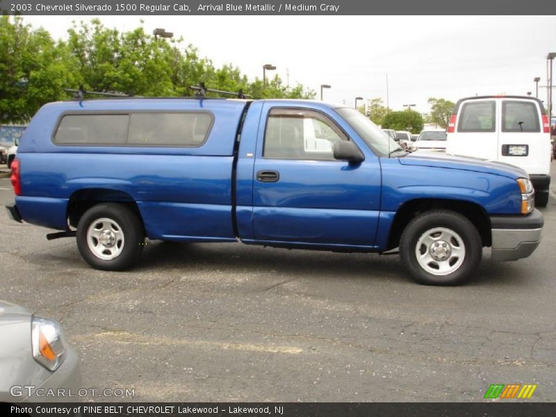 Arrival Blue Metallic / Medium Gray 2003 Chevrolet Silverado 1500 Regular Cab