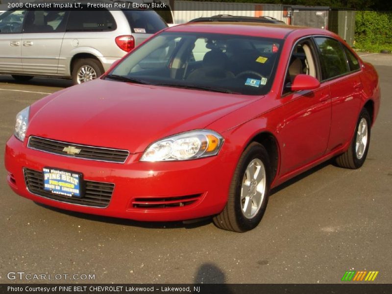 Precision Red / Ebony Black 2008 Chevrolet Impala LT