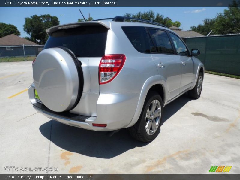 Classic Silver Metallic / Dark Charcoal 2011 Toyota RAV4 Sport