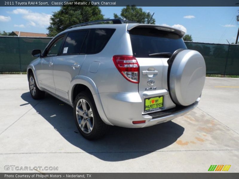 Classic Silver Metallic / Dark Charcoal 2011 Toyota RAV4 Sport