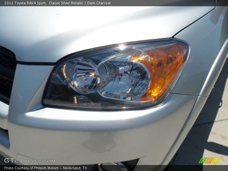 Classic Silver Metallic / Dark Charcoal 2011 Toyota RAV4 Sport