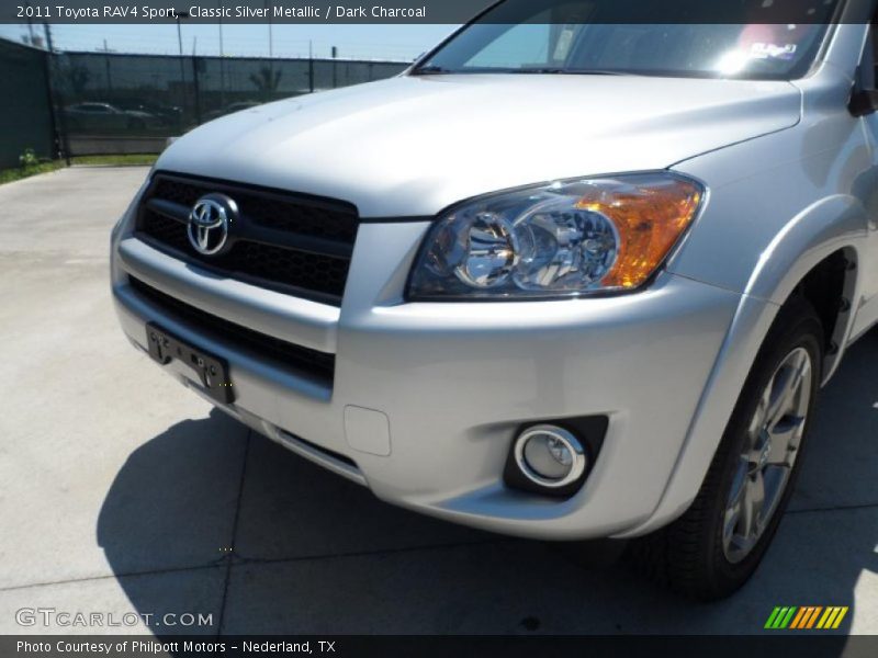 Classic Silver Metallic / Dark Charcoal 2011 Toyota RAV4 Sport