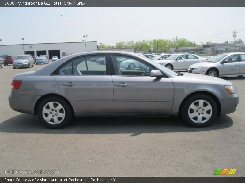 Steel Gray / Gray 2008 Hyundai Sonata GLS