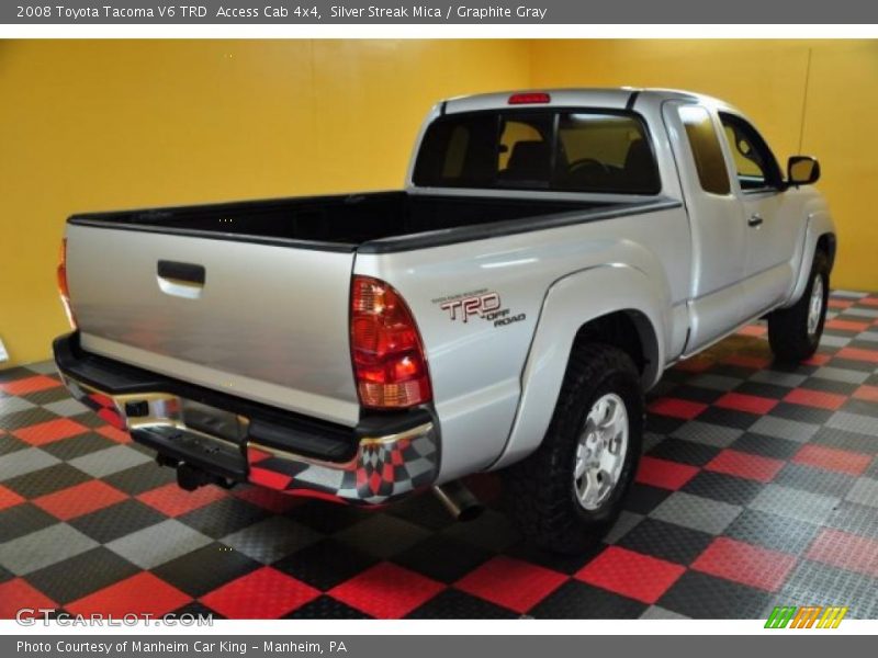 Silver Streak Mica / Graphite Gray 2008 Toyota Tacoma V6 TRD  Access Cab 4x4