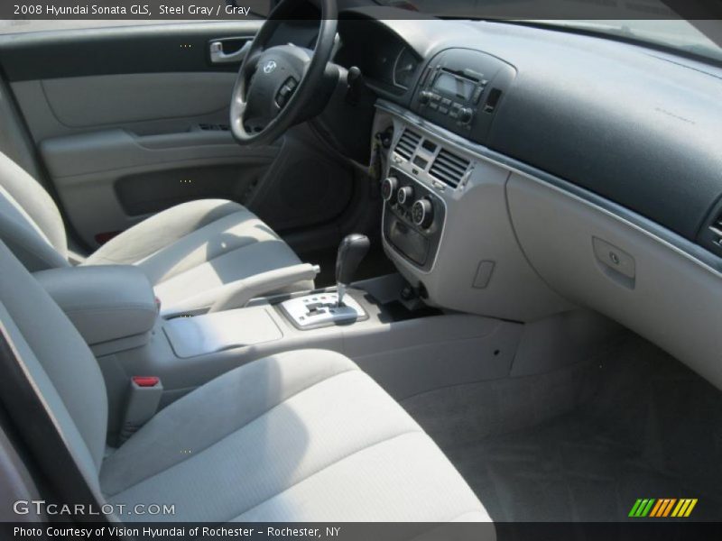 Steel Gray / Gray 2008 Hyundai Sonata GLS