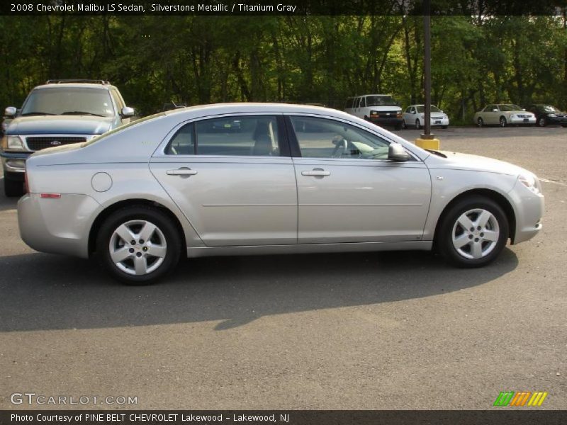 Silverstone Metallic / Titanium Gray 2008 Chevrolet Malibu LS Sedan