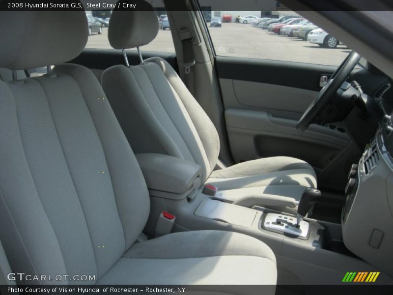 Steel Gray / Gray 2008 Hyundai Sonata GLS