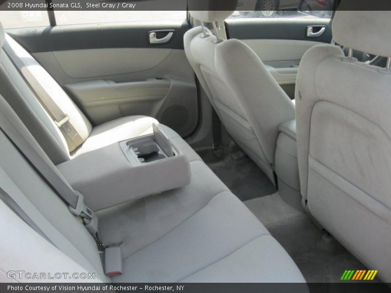 Steel Gray / Gray 2008 Hyundai Sonata GLS