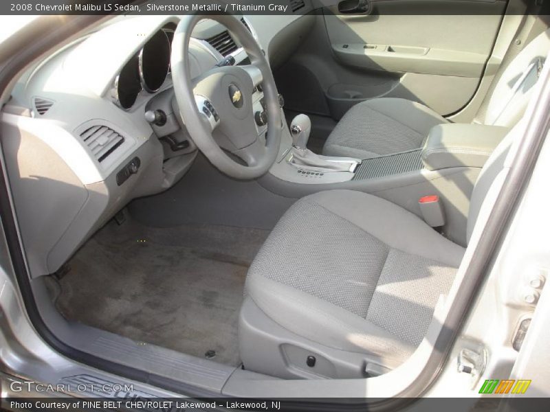 Silverstone Metallic / Titanium Gray 2008 Chevrolet Malibu LS Sedan