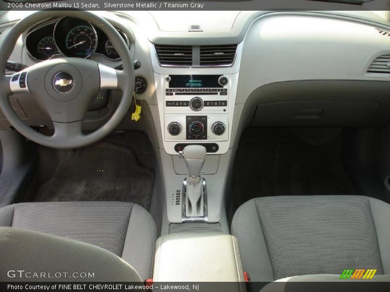 Silverstone Metallic / Titanium Gray 2008 Chevrolet Malibu LS Sedan