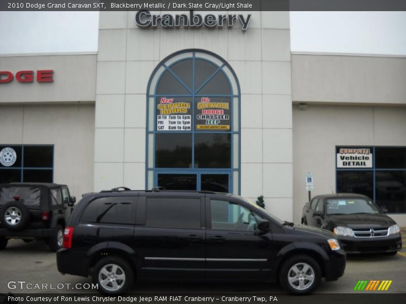 Blackberry Metallic / Dark Slate Gray/Light Shale 2010 Dodge Grand Caravan SXT