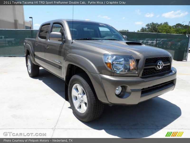 Pyrite Mica / Graphite Gray 2011 Toyota Tacoma V6 TRD Sport PreRunner Double Cab