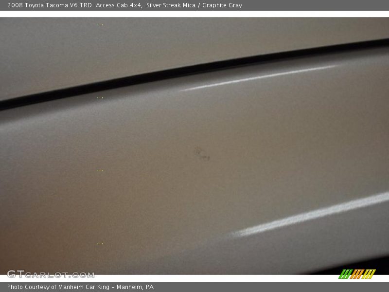 Silver Streak Mica / Graphite Gray 2008 Toyota Tacoma V6 TRD  Access Cab 4x4