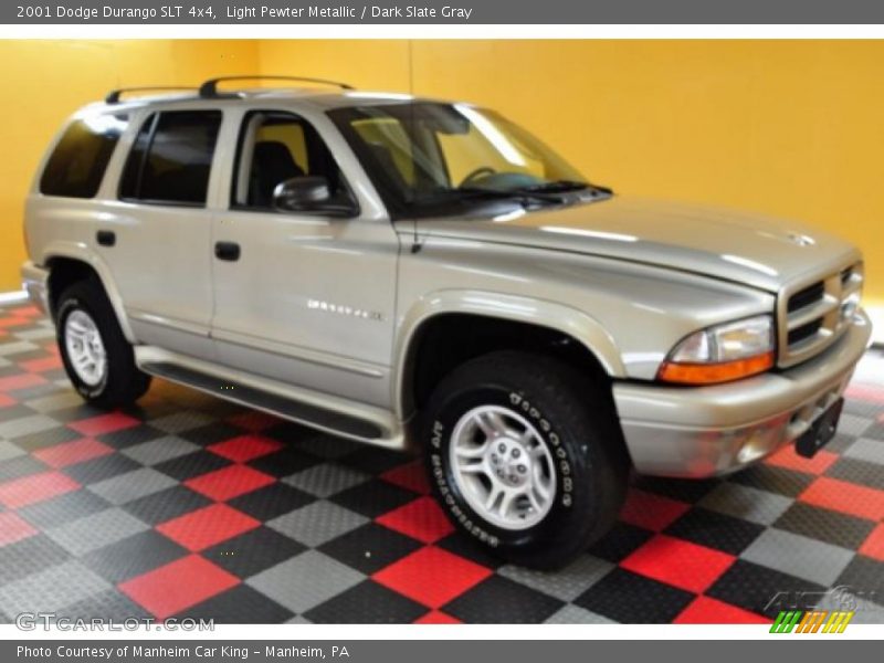 Light Pewter Metallic / Dark Slate Gray 2001 Dodge Durango SLT 4x4