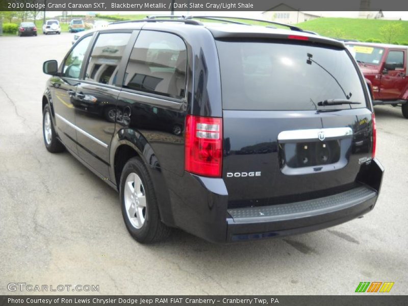 Blackberry Metallic / Dark Slate Gray/Light Shale 2010 Dodge Grand Caravan SXT