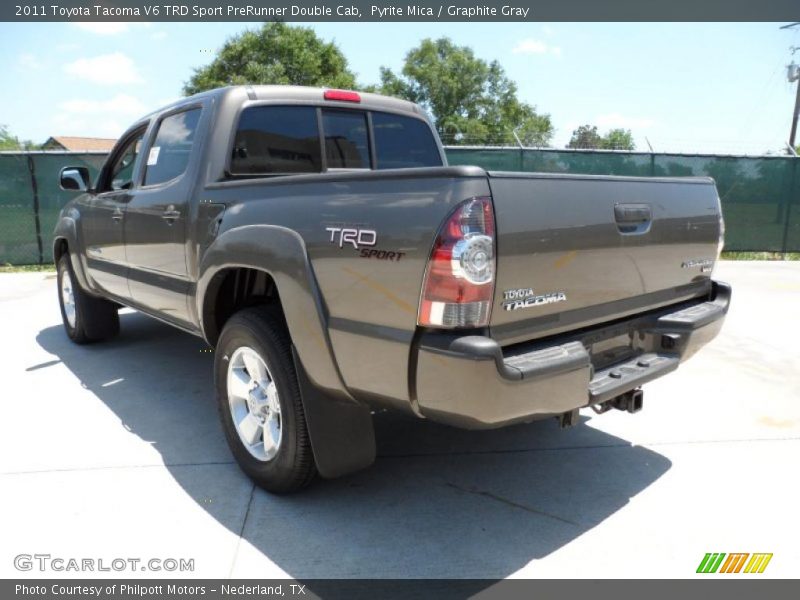 Pyrite Mica / Graphite Gray 2011 Toyota Tacoma V6 TRD Sport PreRunner Double Cab