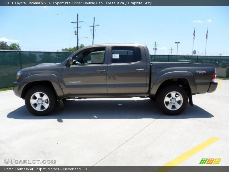 Pyrite Mica / Graphite Gray 2011 Toyota Tacoma V6 TRD Sport PreRunner Double Cab