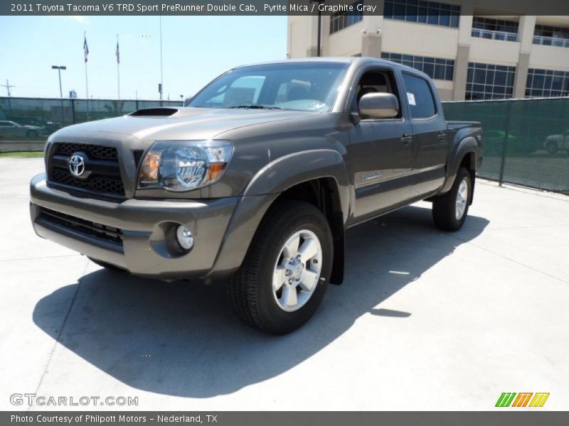 Pyrite Mica / Graphite Gray 2011 Toyota Tacoma V6 TRD Sport PreRunner Double Cab
