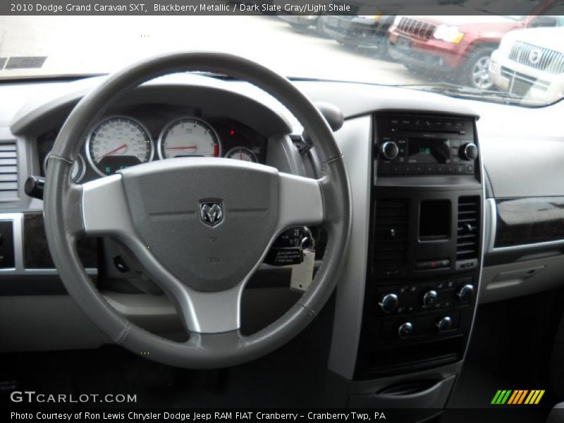 Blackberry Metallic / Dark Slate Gray/Light Shale 2010 Dodge Grand Caravan SXT