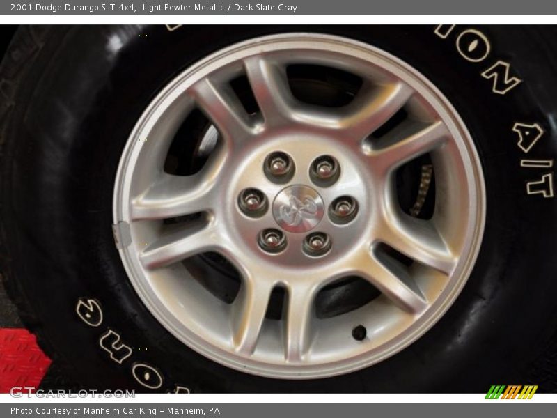 Light Pewter Metallic / Dark Slate Gray 2001 Dodge Durango SLT 4x4
