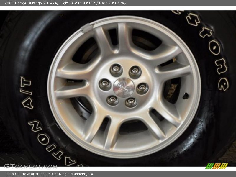 Light Pewter Metallic / Dark Slate Gray 2001 Dodge Durango SLT 4x4