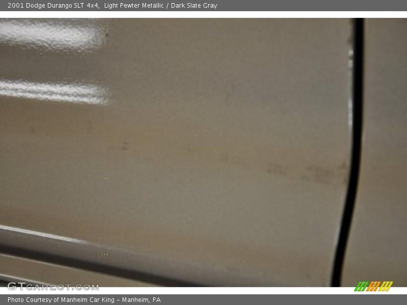 Light Pewter Metallic / Dark Slate Gray 2001 Dodge Durango SLT 4x4