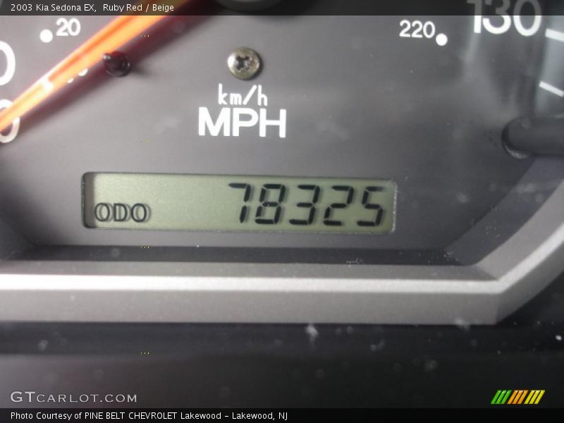 Ruby Red / Beige 2003 Kia Sedona EX