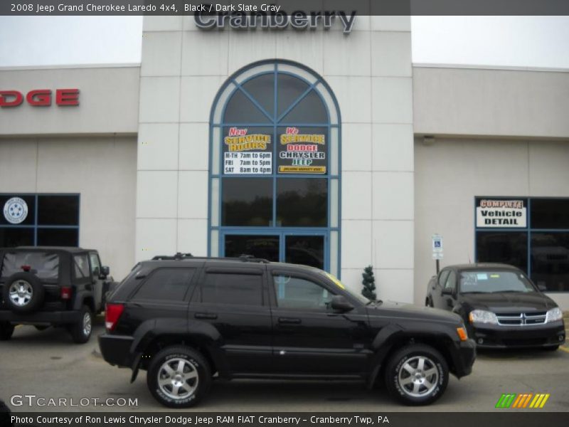 Black / Dark Slate Gray 2008 Jeep Grand Cherokee Laredo 4x4