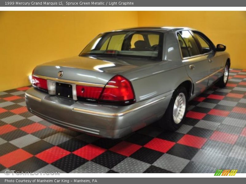 Spruce Green Metallic / Light Graphite 1999 Mercury Grand Marquis LS