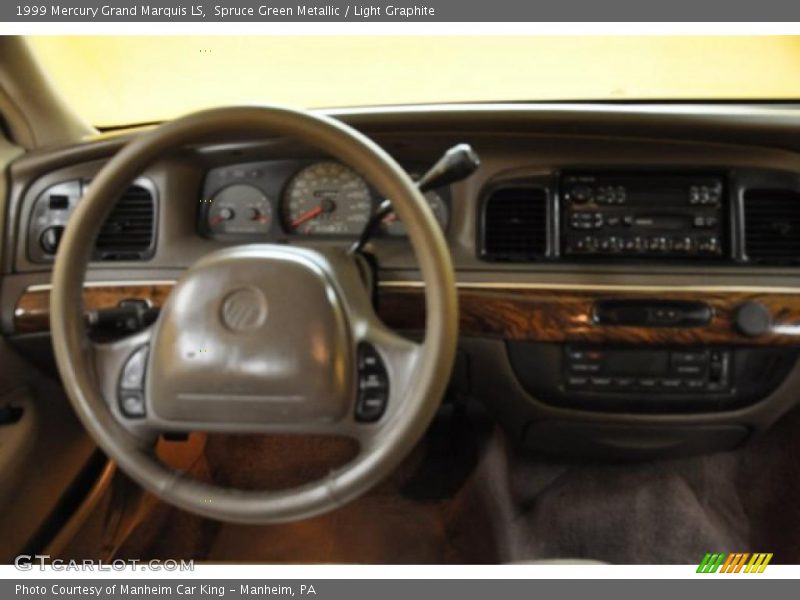 Spruce Green Metallic / Light Graphite 1999 Mercury Grand Marquis LS