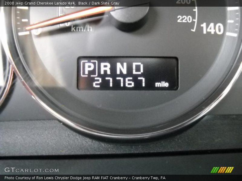 Black / Dark Slate Gray 2008 Jeep Grand Cherokee Laredo 4x4