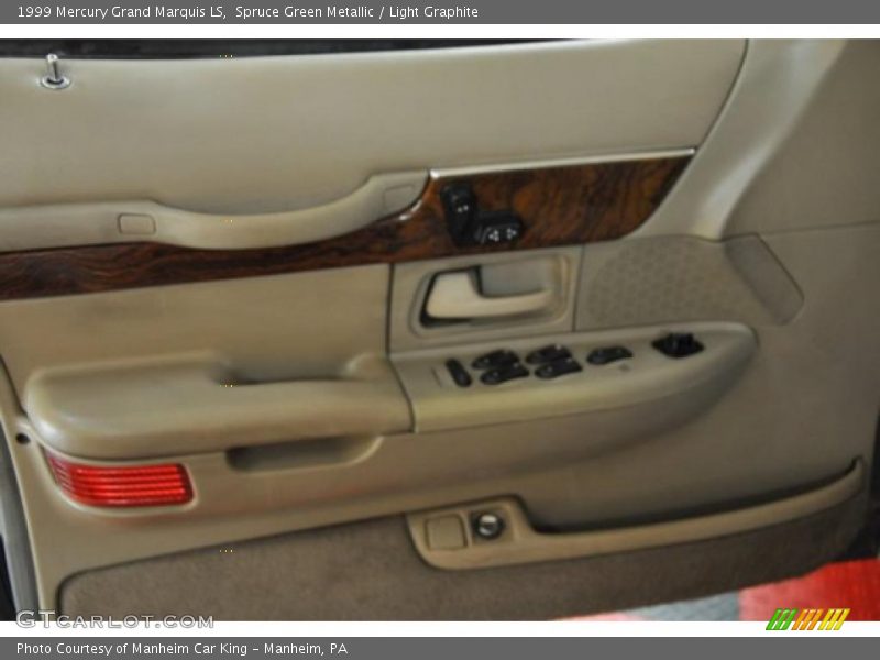 Spruce Green Metallic / Light Graphite 1999 Mercury Grand Marquis LS