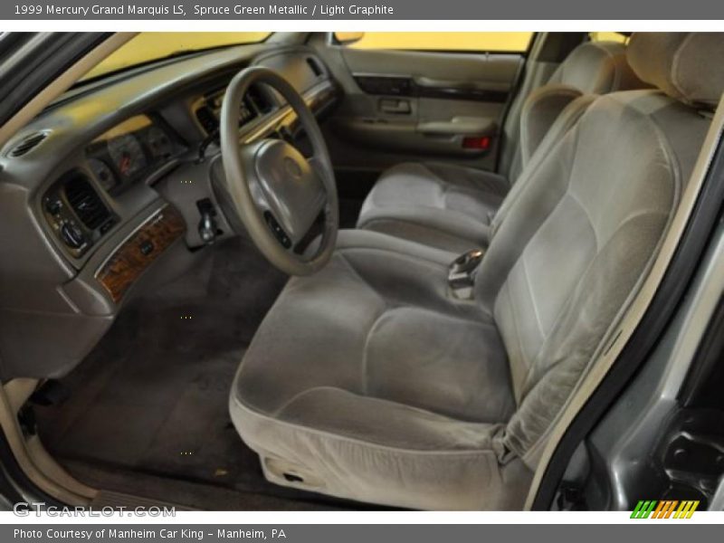 Spruce Green Metallic / Light Graphite 1999 Mercury Grand Marquis LS