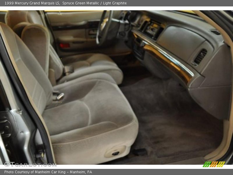Spruce Green Metallic / Light Graphite 1999 Mercury Grand Marquis LS