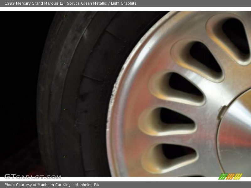 Spruce Green Metallic / Light Graphite 1999 Mercury Grand Marquis LS