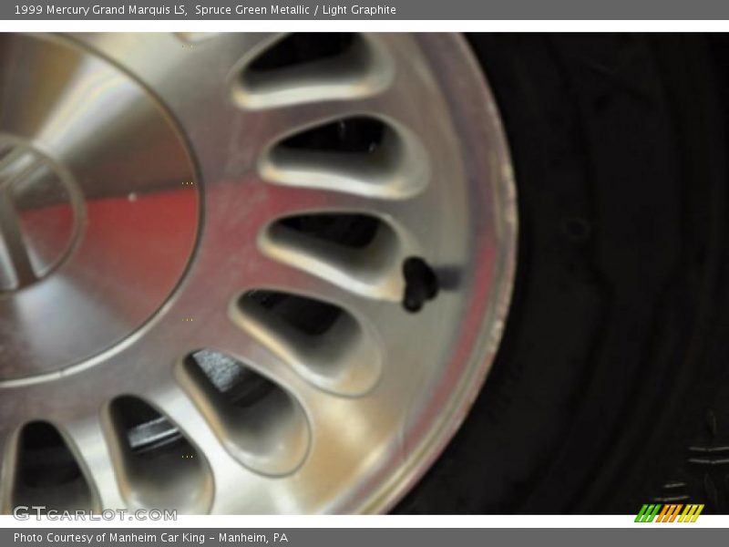 Spruce Green Metallic / Light Graphite 1999 Mercury Grand Marquis LS