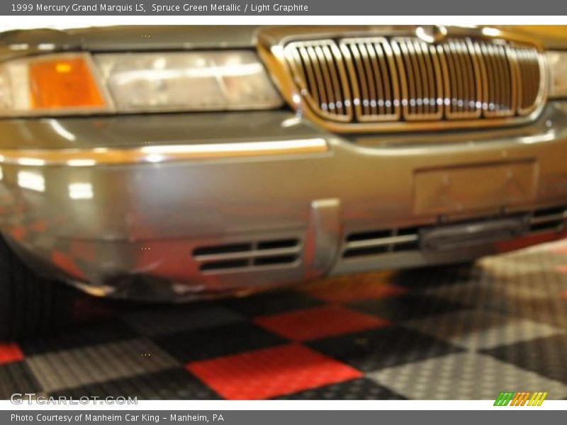 Spruce Green Metallic / Light Graphite 1999 Mercury Grand Marquis LS
