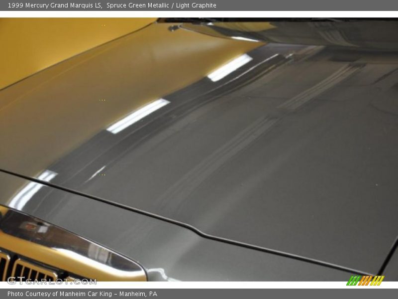 Spruce Green Metallic / Light Graphite 1999 Mercury Grand Marquis LS