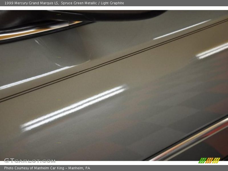 Spruce Green Metallic / Light Graphite 1999 Mercury Grand Marquis LS