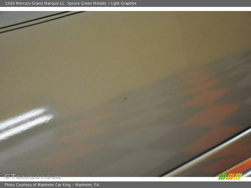 Spruce Green Metallic / Light Graphite 1999 Mercury Grand Marquis LS