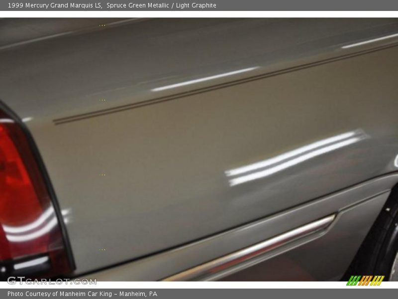Spruce Green Metallic / Light Graphite 1999 Mercury Grand Marquis LS