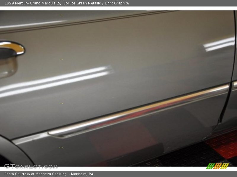 Spruce Green Metallic / Light Graphite 1999 Mercury Grand Marquis LS