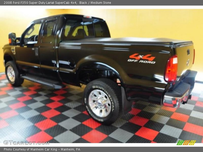 Black / Medium Stone 2008 Ford F350 Super Duty Lariat SuperCab 4x4