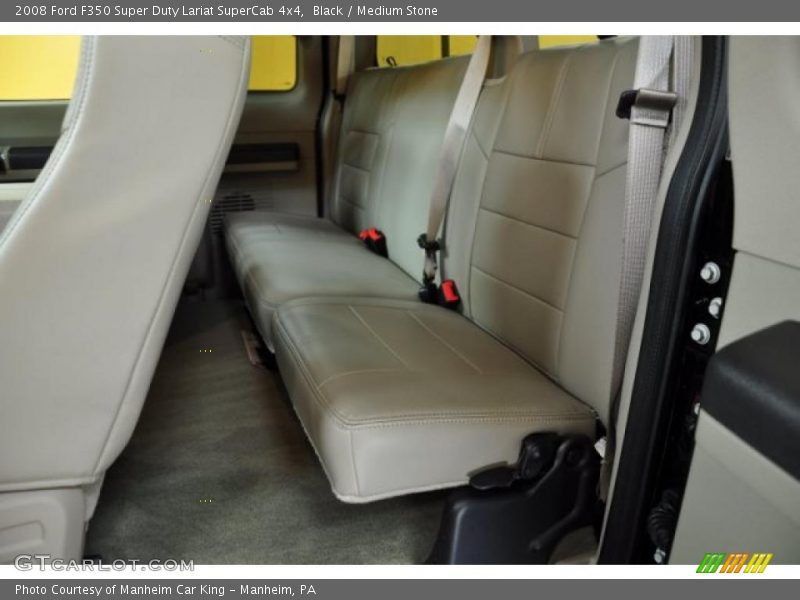 Black / Medium Stone 2008 Ford F350 Super Duty Lariat SuperCab 4x4