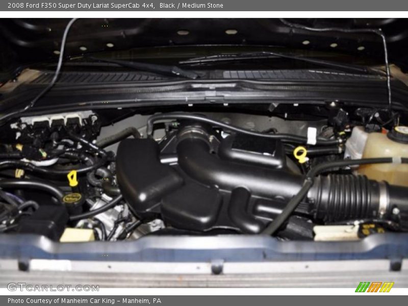 Black / Medium Stone 2008 Ford F350 Super Duty Lariat SuperCab 4x4