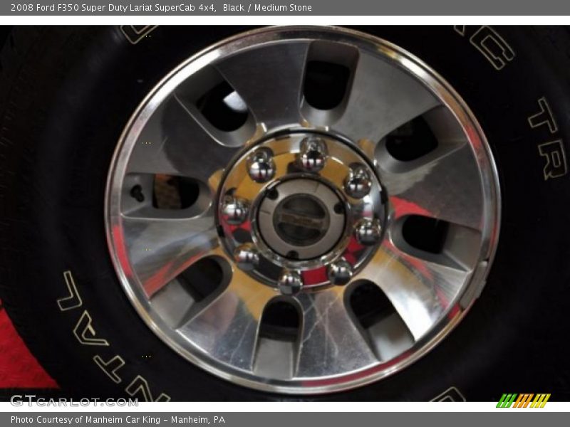 Black / Medium Stone 2008 Ford F350 Super Duty Lariat SuperCab 4x4