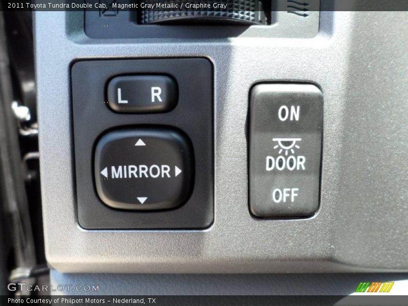 Controls of 2011 Tundra Double Cab