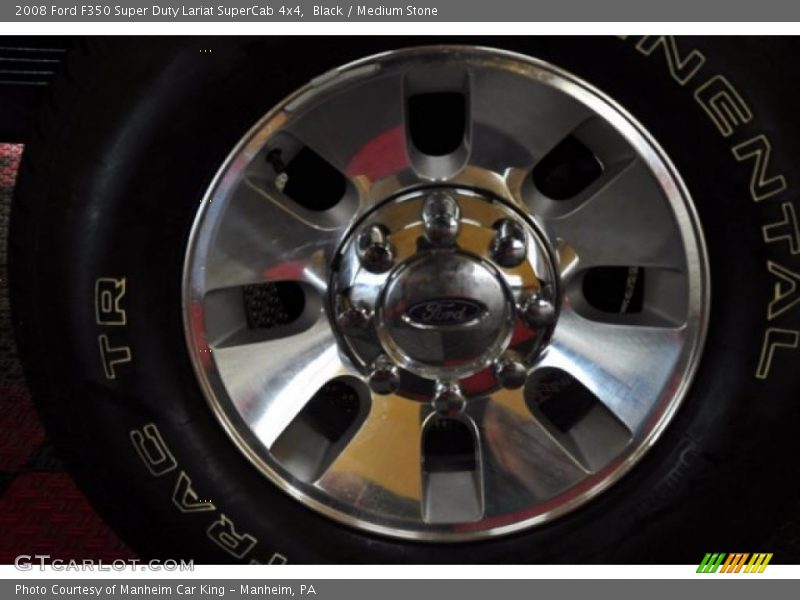 Black / Medium Stone 2008 Ford F350 Super Duty Lariat SuperCab 4x4