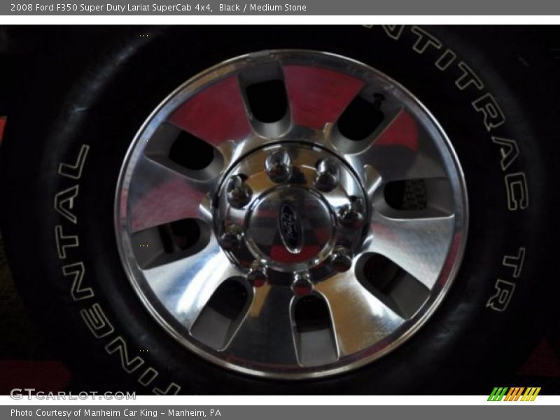 Black / Medium Stone 2008 Ford F350 Super Duty Lariat SuperCab 4x4